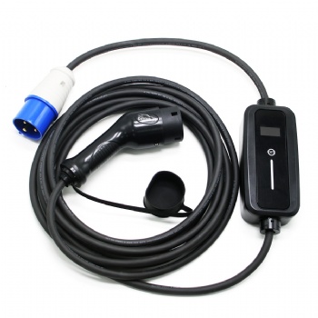 Single phase 32A TYPE 2 portable EV charger CEE plug