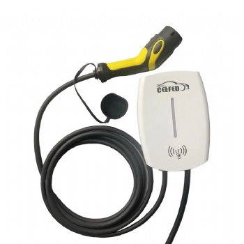 7KW single phase 32A wallbox type 2 EV charging station 5m